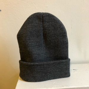 Charcoal gray beanie